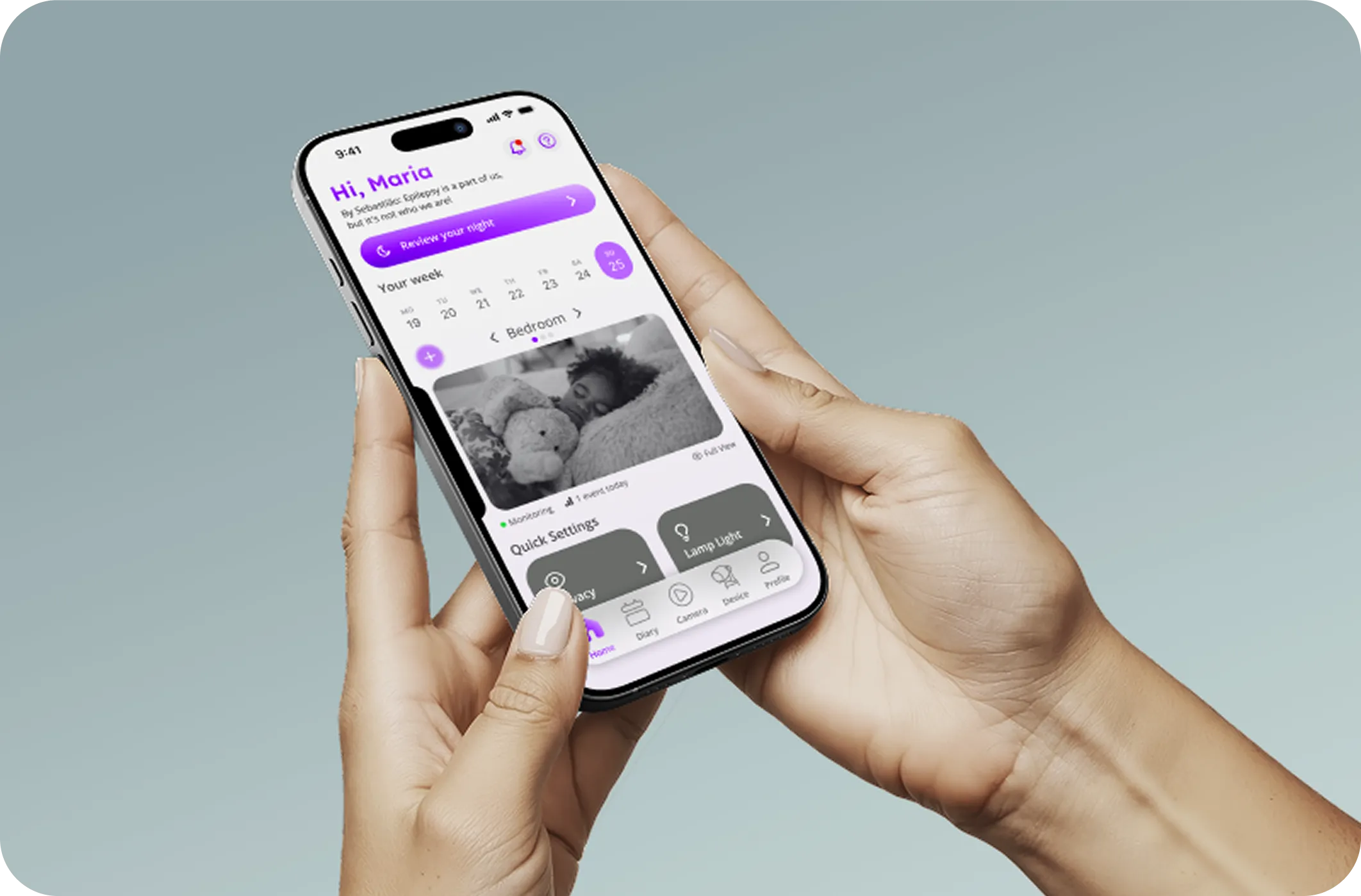 Lampsy mobile application interface